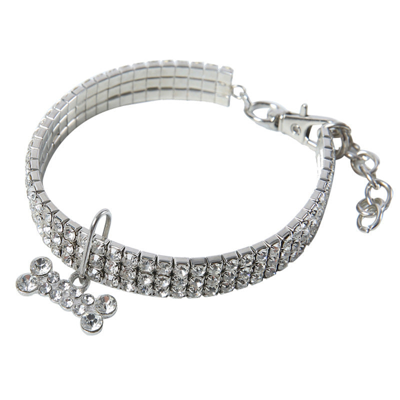Crystal Bling Rhinestone Dog Collar